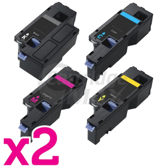 2 sets of 4 Pack Dell E525, E525w Generic Toner Combo [2BK,2C,2M,2Y]