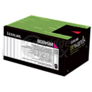 1 x Lexmark (80C8HM0) Original CX410 / CX510 Magenta High Yield Toner Cartridge