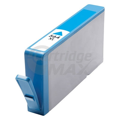 HP 564XL Generic Cyan High Yield Inkjet Cartridge CB323WA - 750 Pages