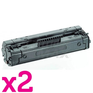 2 x HP C3906A (06A) Generic Black Toner Cartridge - 2,500 Pages