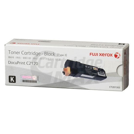 Fuji Xerox DocuPrint C2120 Original Black Toner Cartridge - 3,000 pages (CT201303)
