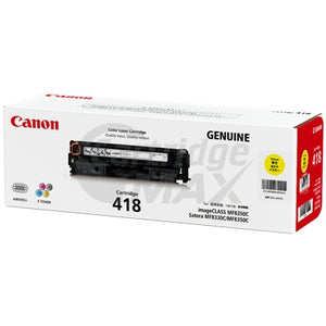 Original Canon CART-418Y Yellow Toner Cartridge