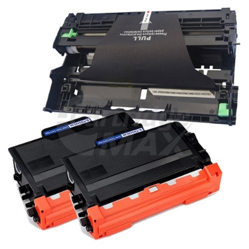 Brother Generic 2 x TN-3440 Toner Cartridges + Generic 1 x DR-3425 Drum Unit Combo
