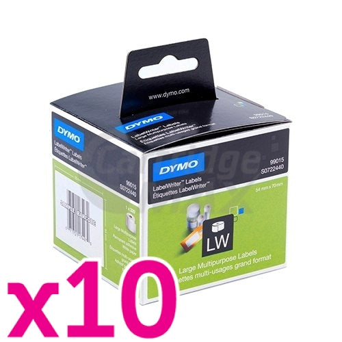 10 x Dymo SD99015 / S0722440 Original Multi Purpose Label Roll 54mm x 70mm - 320 labels per roll