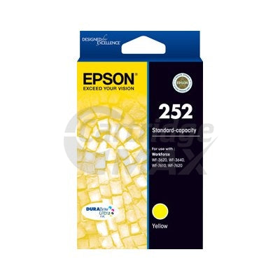 Epson 252 Original Yellow Ink Cartridge - 300 pages [C13T252492]