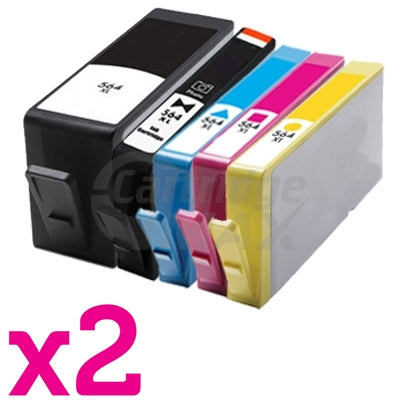 2 sets of 5 Pack HP 564XL Generic Inkjet Cartridges CN684WA+CB322WA-CB325WA [2BK,2PBK,2C,2M,2Y]