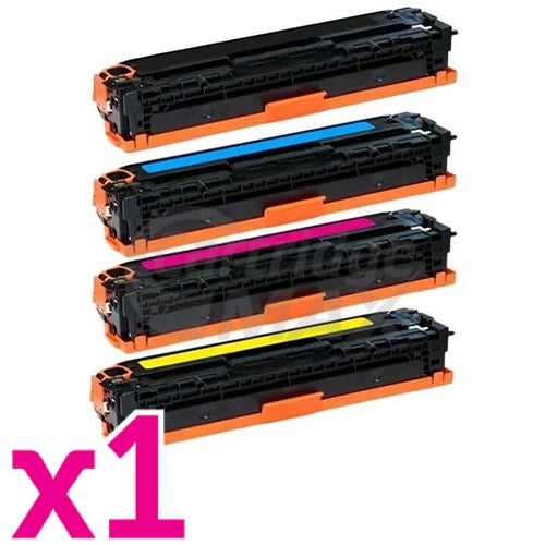4 Pack HP CE340A-CE343A (651A) Generic Toner Cartridges [1BK,1C,1M,1Y]