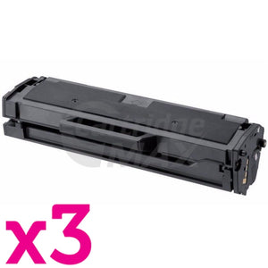 3 x Samsung SLM2020, SLM2070 (MLT-D111S) Generic Black Toner Cartridge SU812A