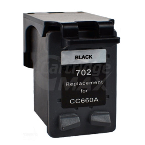 1 x HP 702 Generic Black Inkjet Cartridge CC660AA
