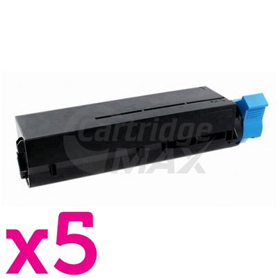 5 x OKI B411/431/MB471/479 Generic Black Toner Cart (44574703)