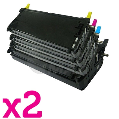 2 sets of 4 Pack Generic Fuji Xerox DocuPrint C2200, C3300dx Toner Cartridges (CT350674-CT350677)