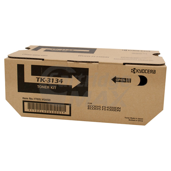 Original Kyocera TK-3134 Black Toner Kit FS-4200DN, FS-4300DN - 25,000 pages **Box opened, Never been used**