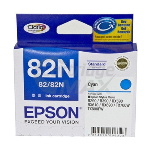 Original Epson T1122 82N Cyan Ink Cartridge