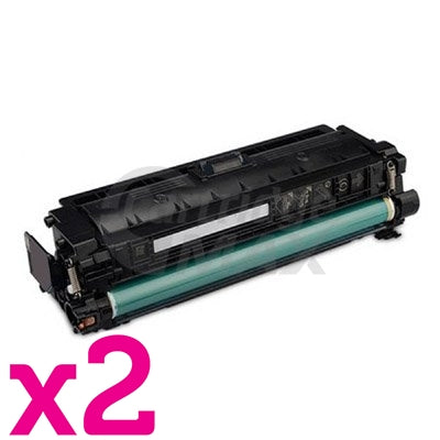 2 x Generic Canon CART-040BKII Black High Yield Toner