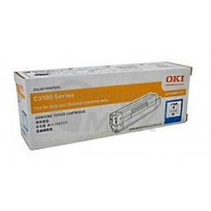 OKI C3100 Original Cyan Toner Cartridge 3,000 pages (42804519)