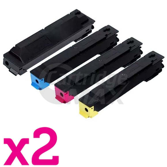 2 Sets of 4 Pack Compatible for TK-5199 Toner Combo suitable for Kyocera TASKalfa 306ci 307ci 308ci [2BK,2C,2M,2Y]