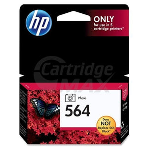 HP 564 Original Photo Black Inkjet Cartridge CB317WA - 130 Pages