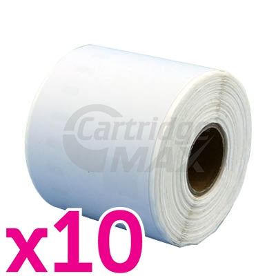 10 x Dymo SD99019 / S0722480 Generic White Label Roll 59mm x 190mm  - 110 labels per roll