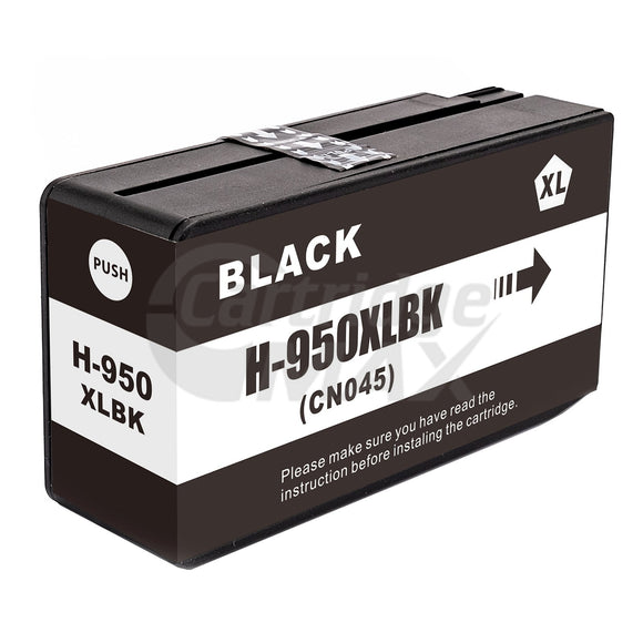 1 x HP 950XL Generic Black High Yield Inkjet Cartridge CN045AA - 2,300 Pages