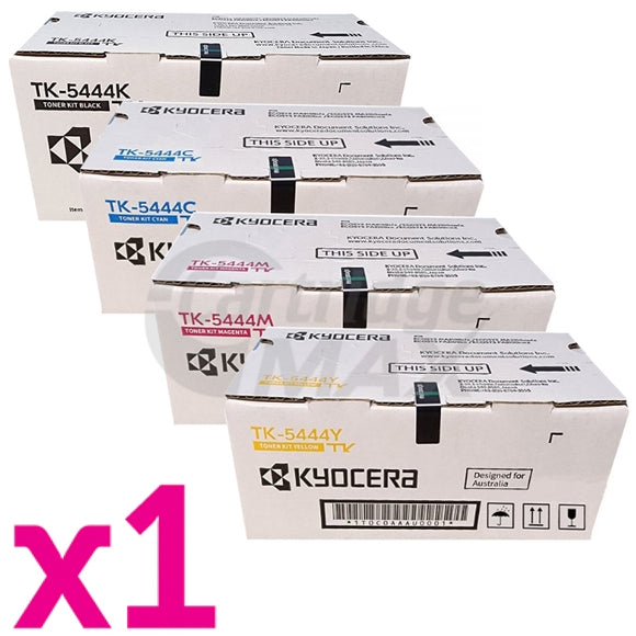 4 Pack Original Kyocera TK-5444 Toner Cartridges ECOSYS PA2100, MA2100 [1BK,1C,1M,1Y]