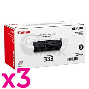 3 x Original Canon CART-333 Black Toner Cartridge - 10,000 Pages