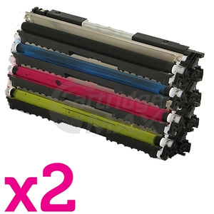 2 sets of 4 Pack HP CF350A-CF353A (130A) Generic Toner Cartridges [2BK,2C,2M,2Y]