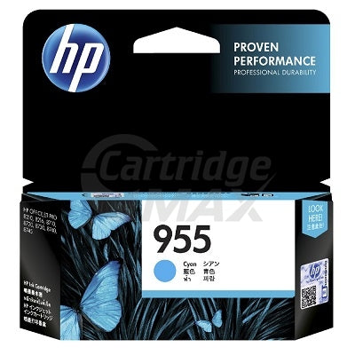HP 955 Original Cyan Standard Inkjet Cartridge L0S51AA - 700 Pages