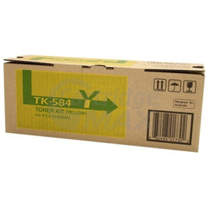 Original Kyocera TK-584Y Yellow Toner Cartridge FS-C5150DN