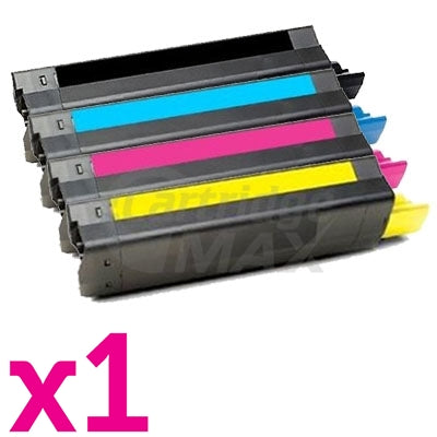 4 Pack Generic OKI C5650, C5750 Toner Cartridges (43872309-43865712) [1BK,1C,1M,1Y]