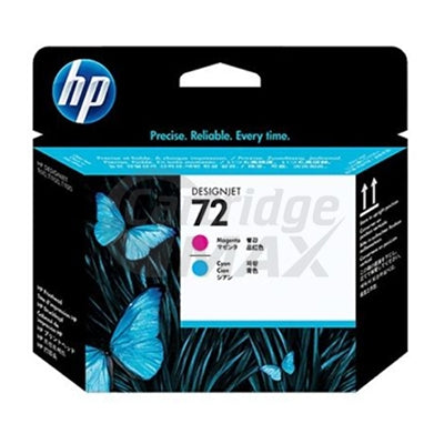HP 72 Original Magenta and Cyan Printhead C9383A