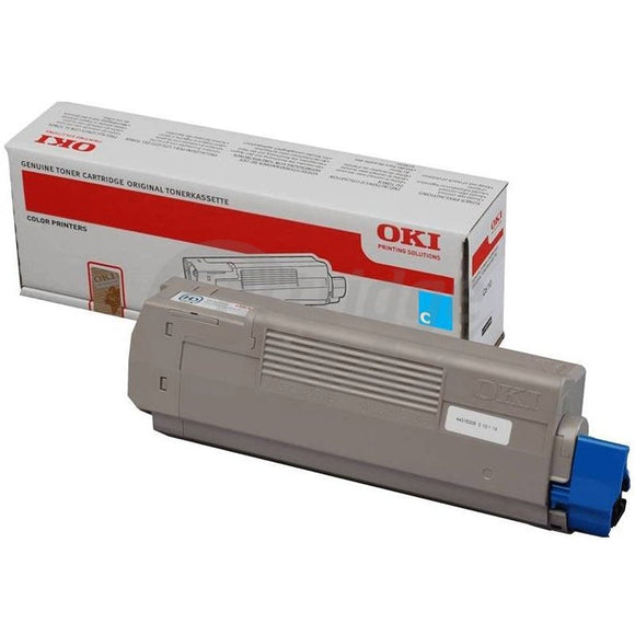 OKI Original OKI C911 / C931 / C941 Cyan High Yield Toner Cartridge - 38,000 pages (45536519)