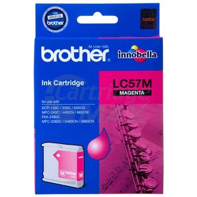 Original Brother LC-57M Magenta Ink Cartridge