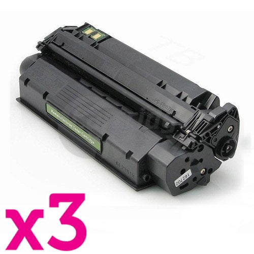 3 x HP Q2613X (13X) Generic Black Toner Cartridge - 4,000 Pages