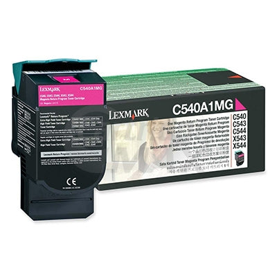 Lexmark (C540A1MG) Original C540 / C543 / C544 / C546 / X543 / X544 / X546 Magenta Toner Cartridge