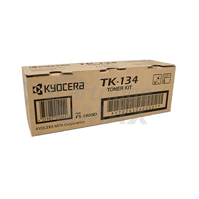 1 x Original Kyocera TK-134 Black Toner Cartridge FS-1028MFP, FS-1128MFP, FS-1300D, FS-1300DN, FS-1300DTN, FS-1350DN