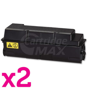 2 x Compatible for TK-330 Black Toner Cartridge suitable for Kyocera FS-4000DN