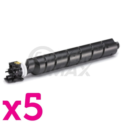 5 x Compatible for TK-8519K Black Toner Cartridge suitable for Kyocera TASKalfa 5052CI 5053CI 6052CI 6053CI