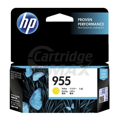 HP 955 Original Yellow Standard Inkjet Cartridge L0S57AA - 700 Pages