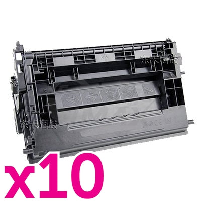 10 x HP 37A CF237A Generic Black Toner Cartridge - 11,000 Pages
