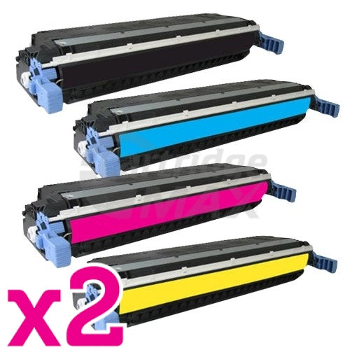 2 sets of 4 Pack HP C9730A-C9733A (645A) Generic Toner Cartridges [2BK,2C,2M,2Y]