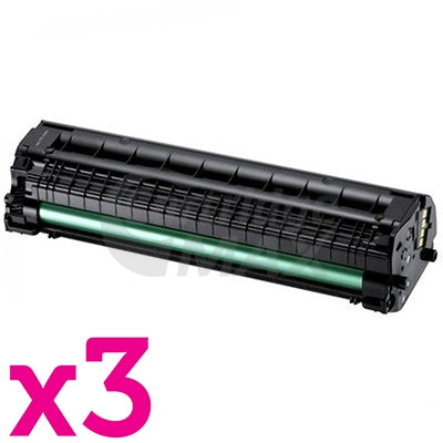 3 x Generic Samsung ML1660 ML1665 ML1860 ML1865W Toner Cartridge SU748A - 1,500 pages (MLT-D104S 104)