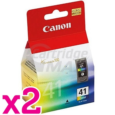 2-Pack Canon CL-41 Colour Original Ink Cartridge