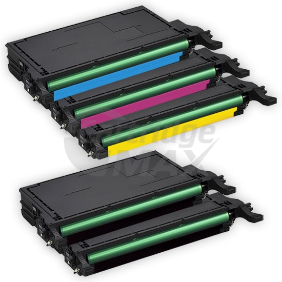 5-Pack Generic Samsung CLP620ND, CLP670ND, CLX6220FX, CLX6250FX Toner Cartridge [2BK,1C,1M,1Y]
