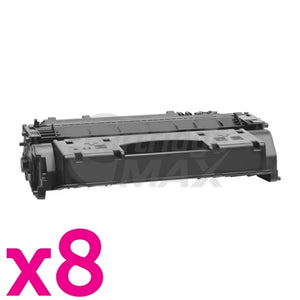 8 x HP CF280X (80X) Generic Black Toner Cartridge - 6,900 Pages