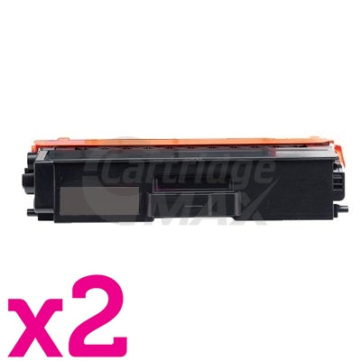 2 x Generic Brother TN-446BK Black Toner Cartridge