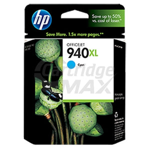 HP 940XL Original Cyan High Yield Inkjet Cartridge C4907AA - 1,400 Pages