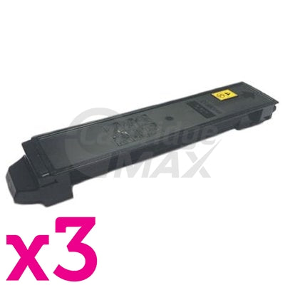 3 x Compatible TK-899K Black Toner Cartridge For Kyocera FS-C8020MFP, FS-C8025MFP, FS-C8520MFP, FS-C8525MFP