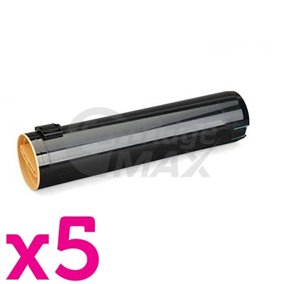 5 x Fuji Xerox DocuCentre C250 C360 C450 Generic Black Toner Cartridge CT200539 - 26,000 pages