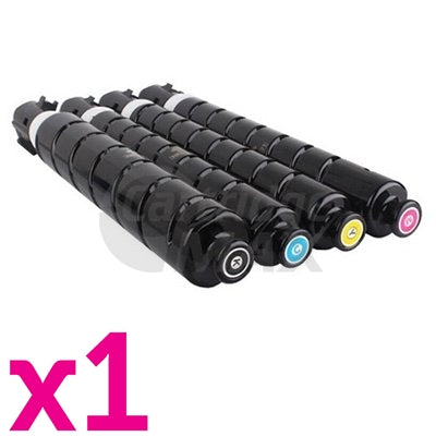 4 Pack Canon TG-71 (GPR-55) Generic Toner Cartridges [1BK,1C,1M,1Y]