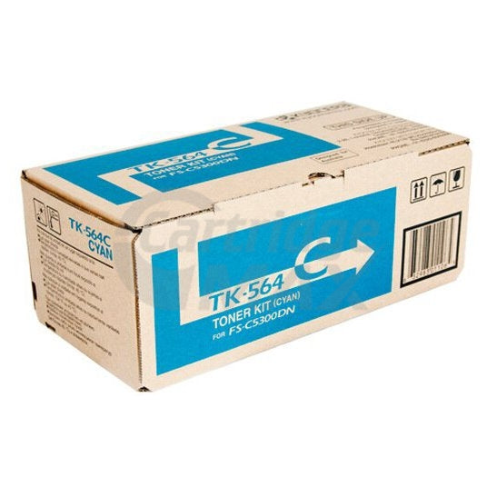 Original Kyocera TK-564C Cyan Toner Cartridge FS-C5300DN, FS-C5350DN, P-6030CDN